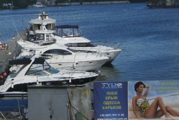 Цены на стоянку катеров и яхт в Киеве